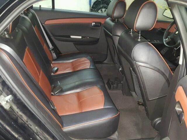 1G1ZK57758F186265 - 2008 CHEVROLET MALIBU LTZ Қара фото 6