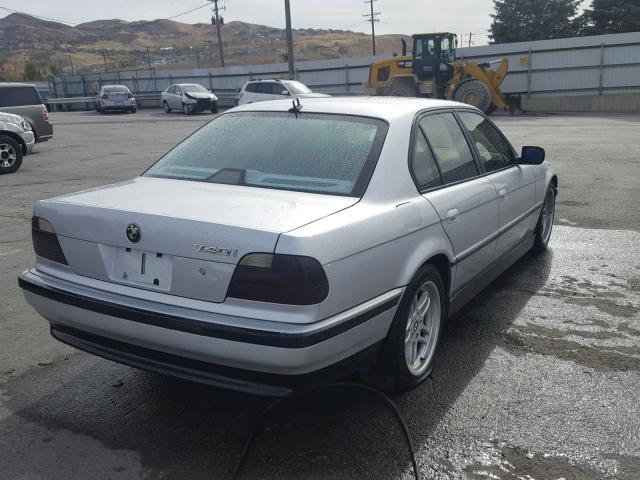 WBAGG8347YDN78752 - 2000 BMW 740 I AUTO SILVER photo 4