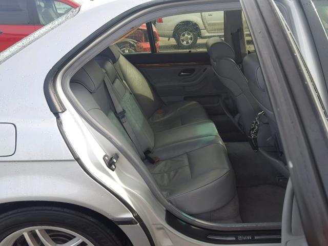 WBAGG8347YDN78752 - 2000 BMW 740 I AUTO SILVER photo 6