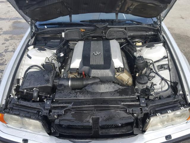 WBAGG8347YDN78752 - 2000 BMW 740 I AUTO SILVER photo 7