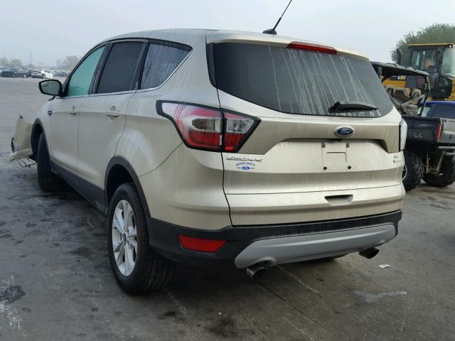 1FMCU0GD1HUB74315 - 2017 FORD ESCAPE SE GOLD photo 3