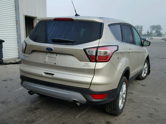 1FMCU0GD1HUB74315 - 2017 FORD ESCAPE SE GOLD photo 4