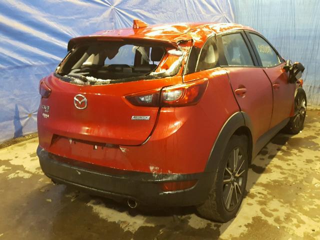 JM1DKFC77H0164526 - 2017 MAZDA CX-3 TOURI RED photo 4