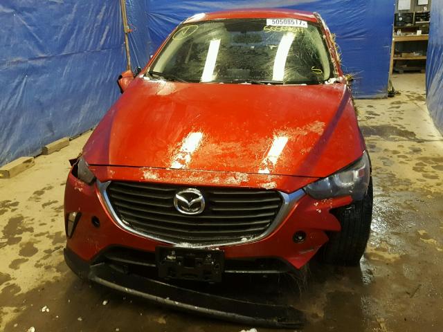 JM1DKFC77H0164526 - 2017 MAZDA CX-3 TOURI RED photo 9