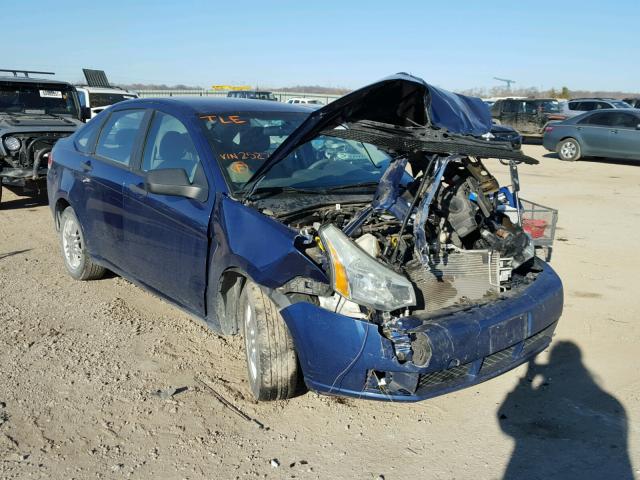 1FAHP35N79W252770 - 2009 FORD FOCUS SE BLUE photo 1