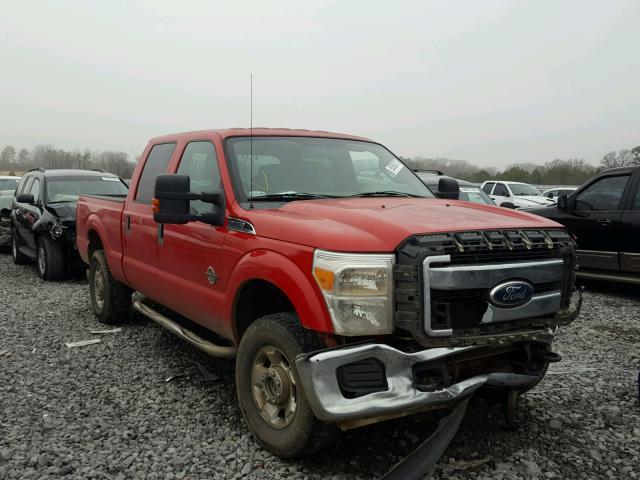 1FT7W2BT1BEB45649 - 2011 FORD F250 SUPER RED photo 1