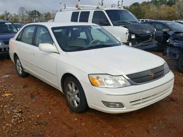 4T1BF28B1YU048390 - 2000 TOYOTA AVALON XL WHITE photo 1