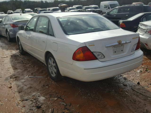 4T1BF28B1YU048390 - 2000 TOYOTA AVALON XL WHITE photo 3