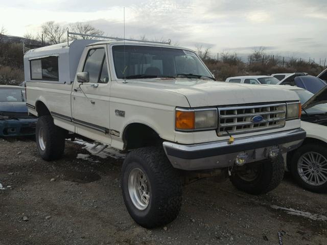 1FTHF26M7KPA59628 - 1989 FORD F250 WHITE photo 1