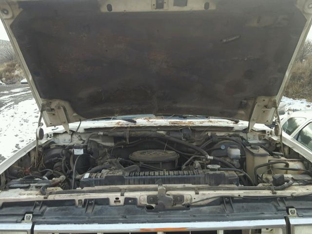 1FTHF26M7KPA59628 - 1989 FORD F250 WHITE photo 7