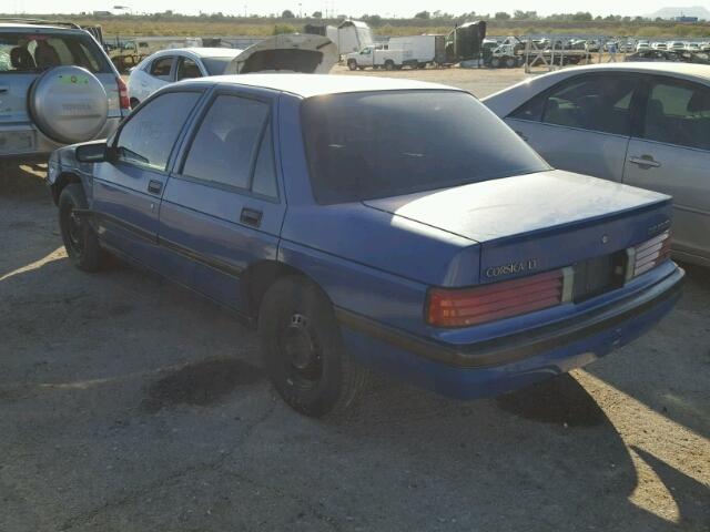 1G1LT5340PY243196 - 1993 CHEVROLET CORSICA LT BLUE photo 3