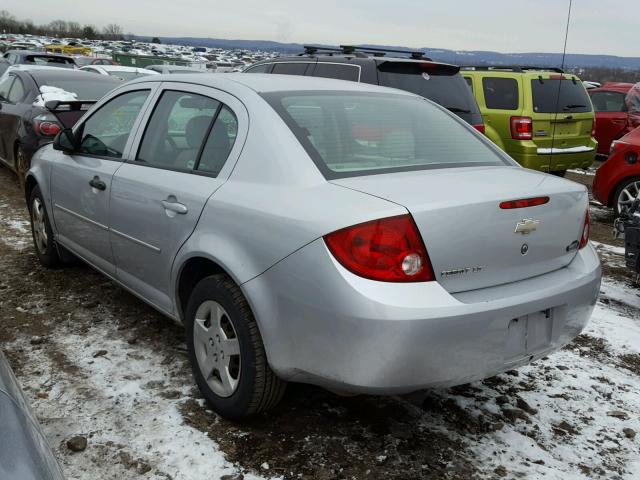 1G1AK55F667642644 - 2006 CHEVROLET COBALT LS SILVER photo 3