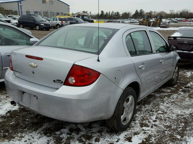 1G1AK55F667642644 - 2006 CHEVROLET COBALT LS SILVER photo 4