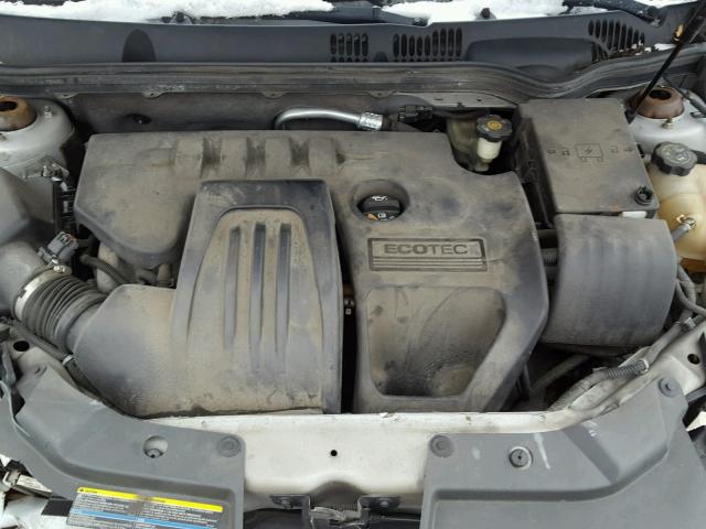 1G1AK55F667642644 - 2006 CHEVROLET COBALT LS SILVER photo 7