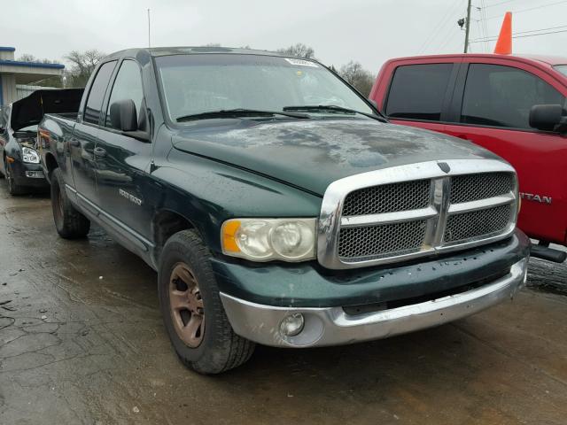 1D7HA18N62S609788 - 2002 DODGE RAM 1500 GREEN photo 1