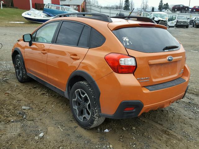 JF2GPAVC4E8342466 - 2014 SUBARU XV CROSSTR ORANGE photo 3