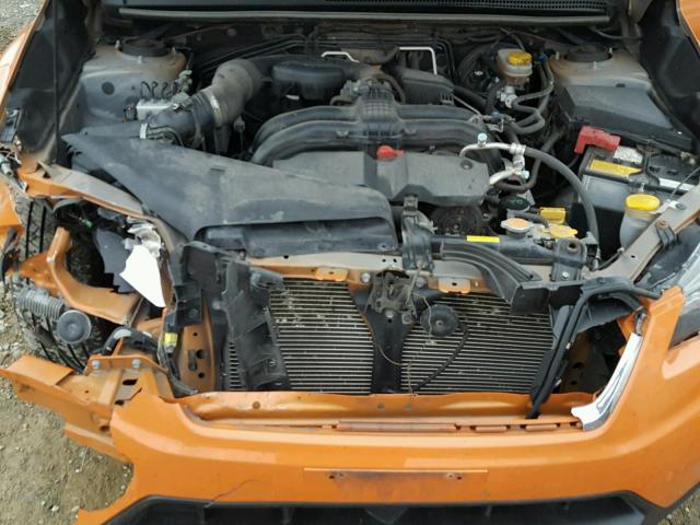 JF2GPAVC4E8342466 - 2014 SUBARU XV CROSSTR ORANGE photo 7