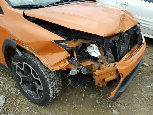 JF2GPAVC4E8342466 - 2014 SUBARU XV CROSSTR ORANGE photo 9