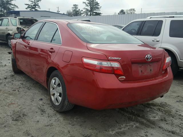 4T4BE46K99R132837 - 2009 TOYOTA CAMRY BASE RED photo 3