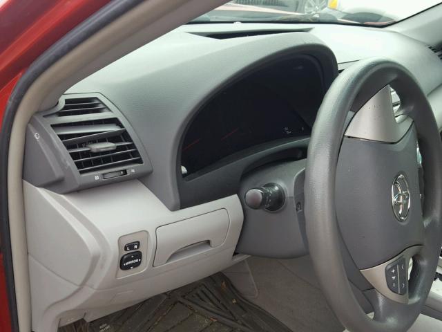 4T4BE46K99R132837 - 2009 TOYOTA CAMRY BASE RED photo 8