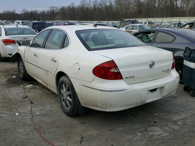 2G4WD582481202191 - 2008 BUICK LACROSSE C WHITE photo 3