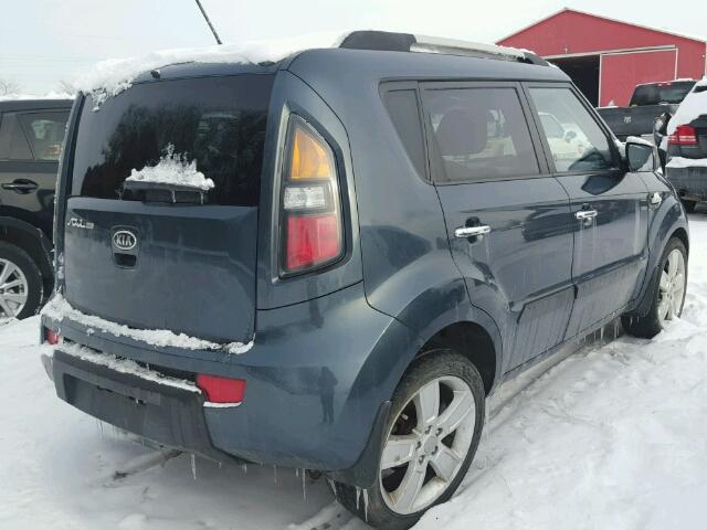 KNDJT2A26B7294621 - 2011 KIA SOUL + BLUE photo 4