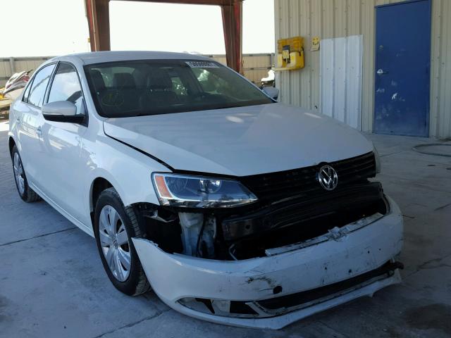 3VWD17AJ4EM422840 - 2014 VOLKSWAGEN JETTA SE WHITE photo 1
