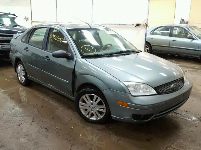 1FAHP34N66W219949 - 2006 FORD FOCUS ZX4 BLUE photo 1