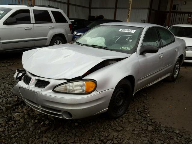 1G2NE52F95M248113 - 2005 PONTIAC GRAND AM S SILVER photo 2