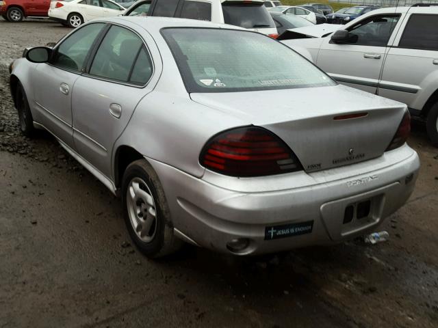 1G2NE52F95M248113 - 2005 PONTIAC GRAND AM S SILVER photo 3