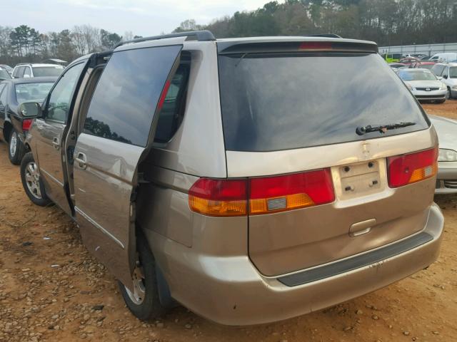 5FNRL18684B047281 - 2004 HONDA ODYSSEY EX GOLD photo 3