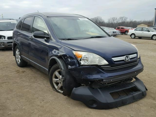 JHLRE38528C018863 - 2008 HONDA CR-V EX BLUE photo 1