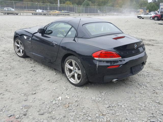 WBALM7C51DE385236 - 2013 BMW Z4 SDRIVE3 BLACK photo 3