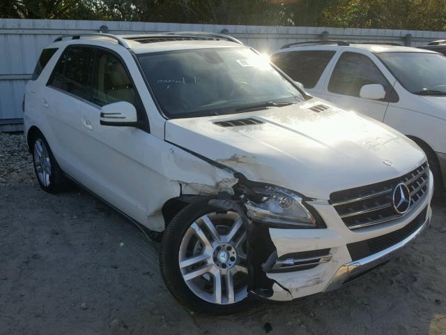 4JGDA5JB7DA157192 - 2013 MERCEDES-BENZ ML 350 WHITE photo 1