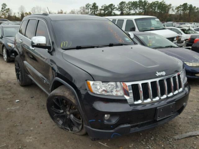 1C4RJEAG0CC258700 - 2012 JEEP GRAND CHER BLACK photo 1