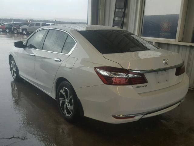 1HGCR2F39HA047969 - 2017 HONDA ACCORD LX WHITE photo 3