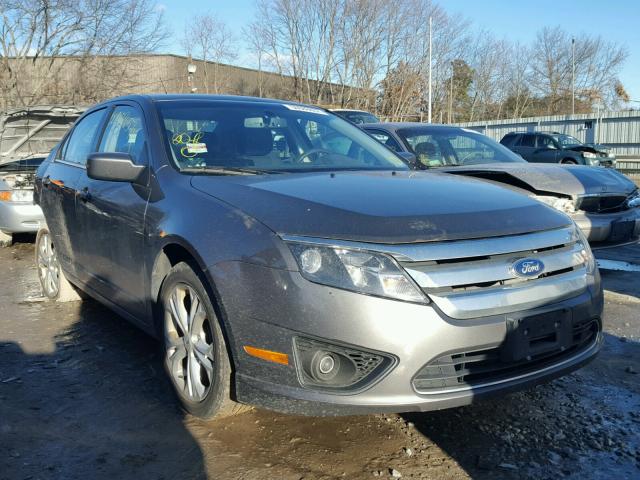 3FAHP0HA3CR264125 - 2012 FORD FUSION SE GRAY photo 1