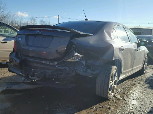 3FAHP0HA3CR264125 - 2012 FORD FUSION SE GRAY photo 4