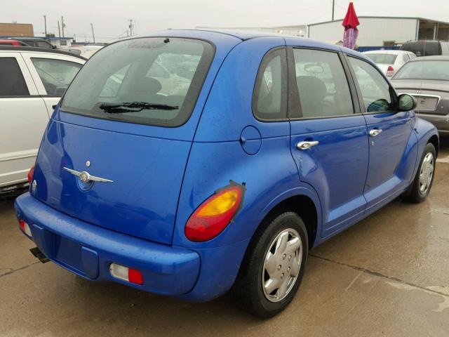 3C4FY48B95T532132 - 2005 CHRYSLER PT CRUISER BLUE photo 4