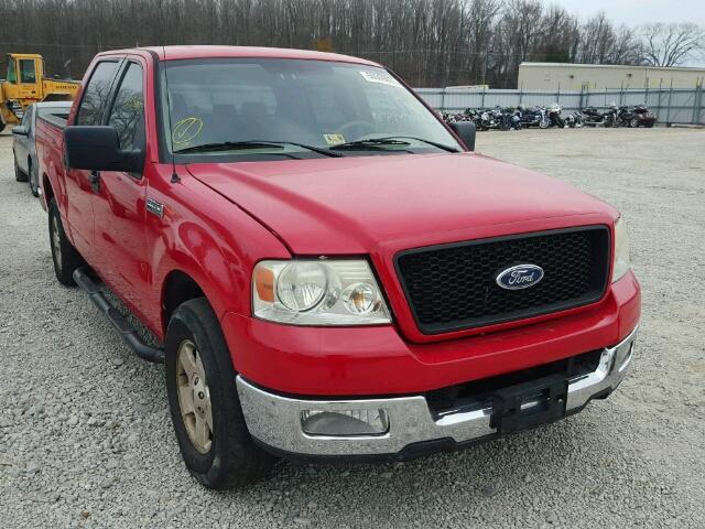 1FTPW12544KB87250 - 2004 FORD F150 SUPER RED photo 1