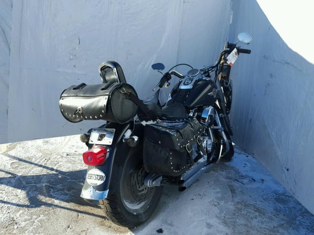 1HD1BMY155Y045624 - 2005 HARLEY-DAVIDSON FLSTF BLACK photo 4