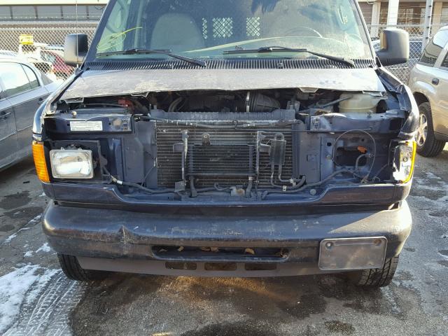 1FTNE24L76HA06007 - 2006 FORD ECONOLINE BLUE photo 9