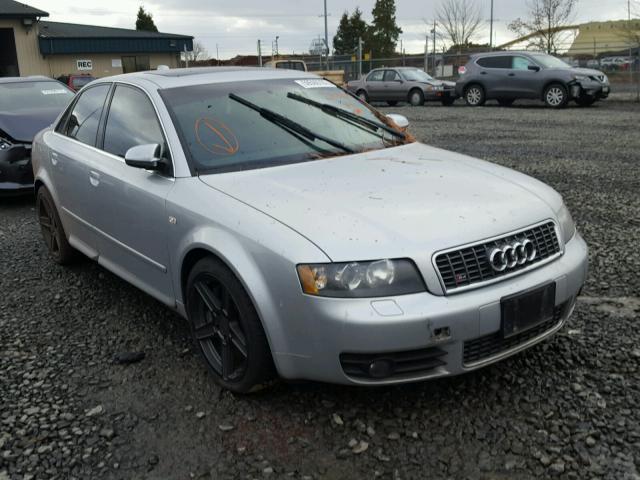 WAUPL68E34A278543 - 2004 AUDI S4 GRAY photo 1