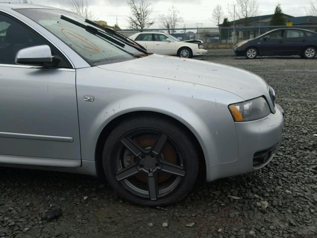 WAUPL68E34A278543 - 2004 AUDI S4 GRAY photo 9