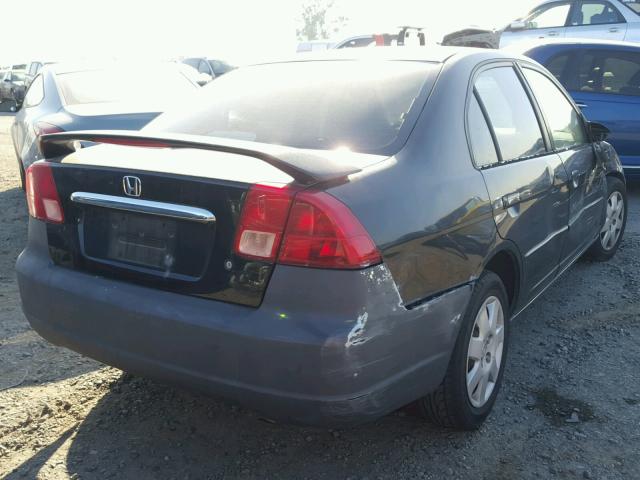 2HGES26702H581077 - 2002 HONDA CIVIC EX 黑色 照片 4