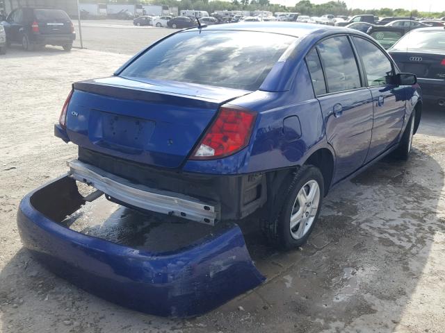 1G8AJ55F36Z187728 - 2006 SATURN ION LEVEL BLUE photo 4