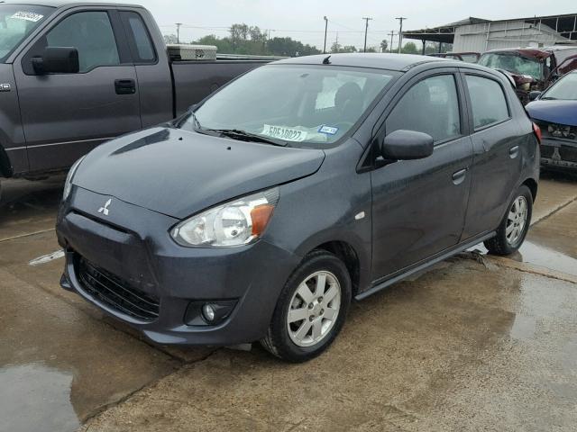 ML32A4HJ8EH021801 - 2014 MITSUBISHI MIRAGE ES CHARCOAL photo 2