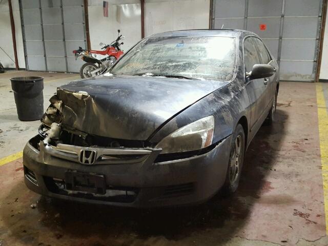 JHMCN36456C002617 - 2006 HONDA ACCORD HYB GRAY photo 2