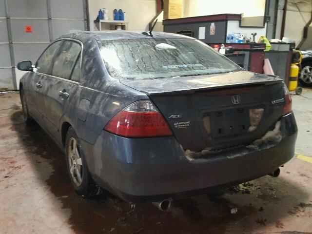 JHMCN36456C002617 - 2006 HONDA ACCORD HYB GRAY photo 3