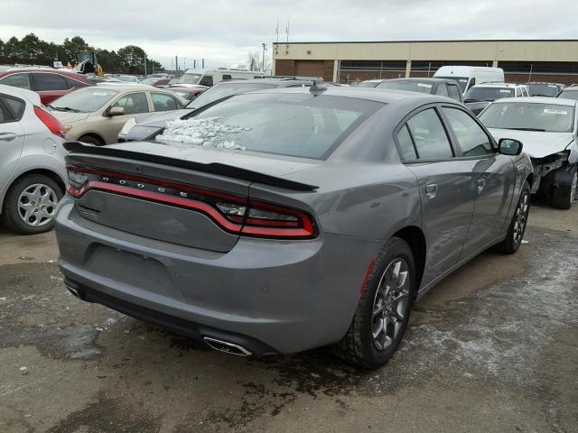 2C3CDXJG7HH630633 - 2017 DODGE CHARGER SX GRAY photo 4